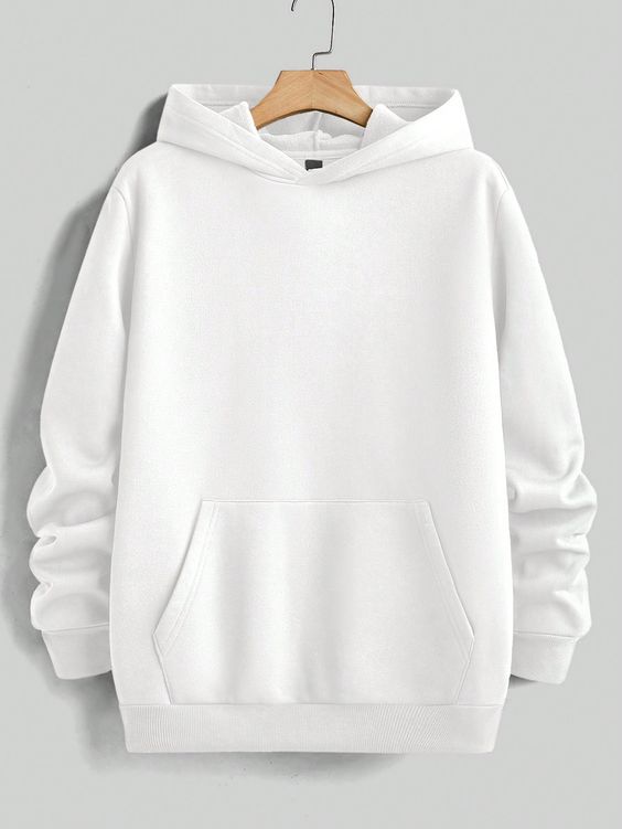 Essential Premium Cotton Hoodie – White